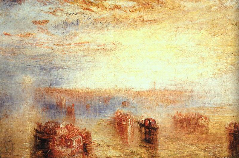 Joseph Mallord William Turner Approach to Venice Norge oil painting art